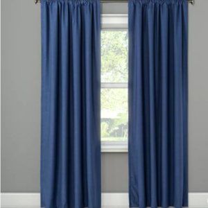 Henna Blackout Curtain Panel - Project 62 (Blue)